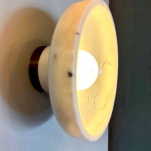 CRAIOVA Marble Sconce - Wall Light, Living Room Lighting, Hallway Wall Lighting, Marble Wall Sconce, Mid Century Modern Lighting