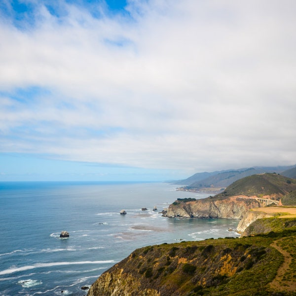 California Photography - california coast big sur photos blue green 5x7 8x10 11x14 16x24 summer ocean wall art coastal wall decor "Paradise"