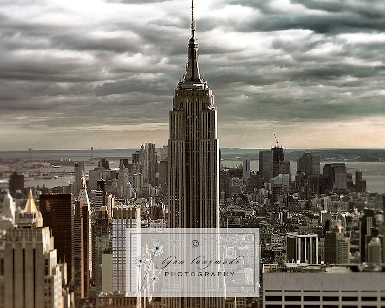 new york cityscape wall art New York Photography Sleepless Empire State Building new york gift living room decor 11x14 architecture