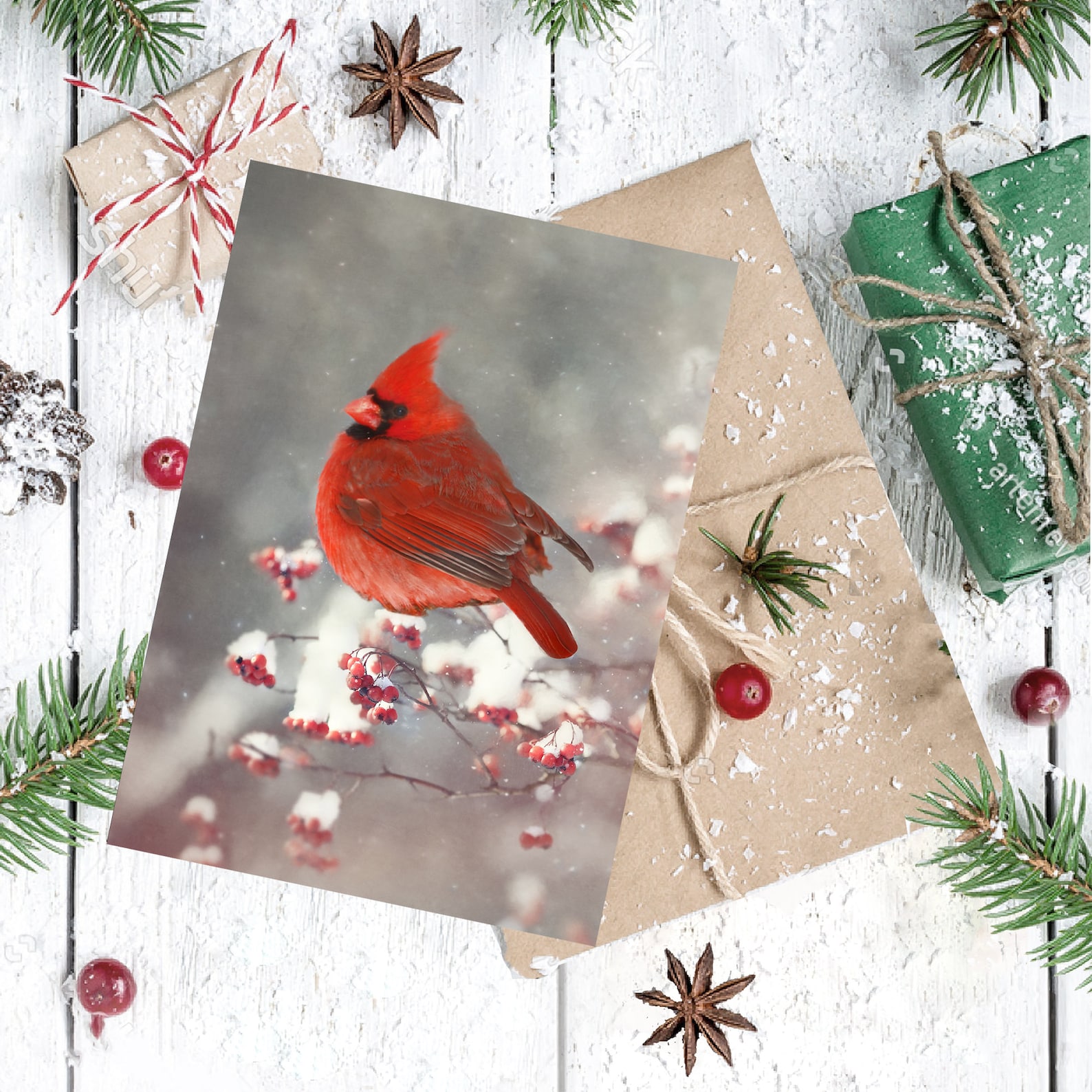 Printable Christmas Cards Personalized Christmas Card Etsy