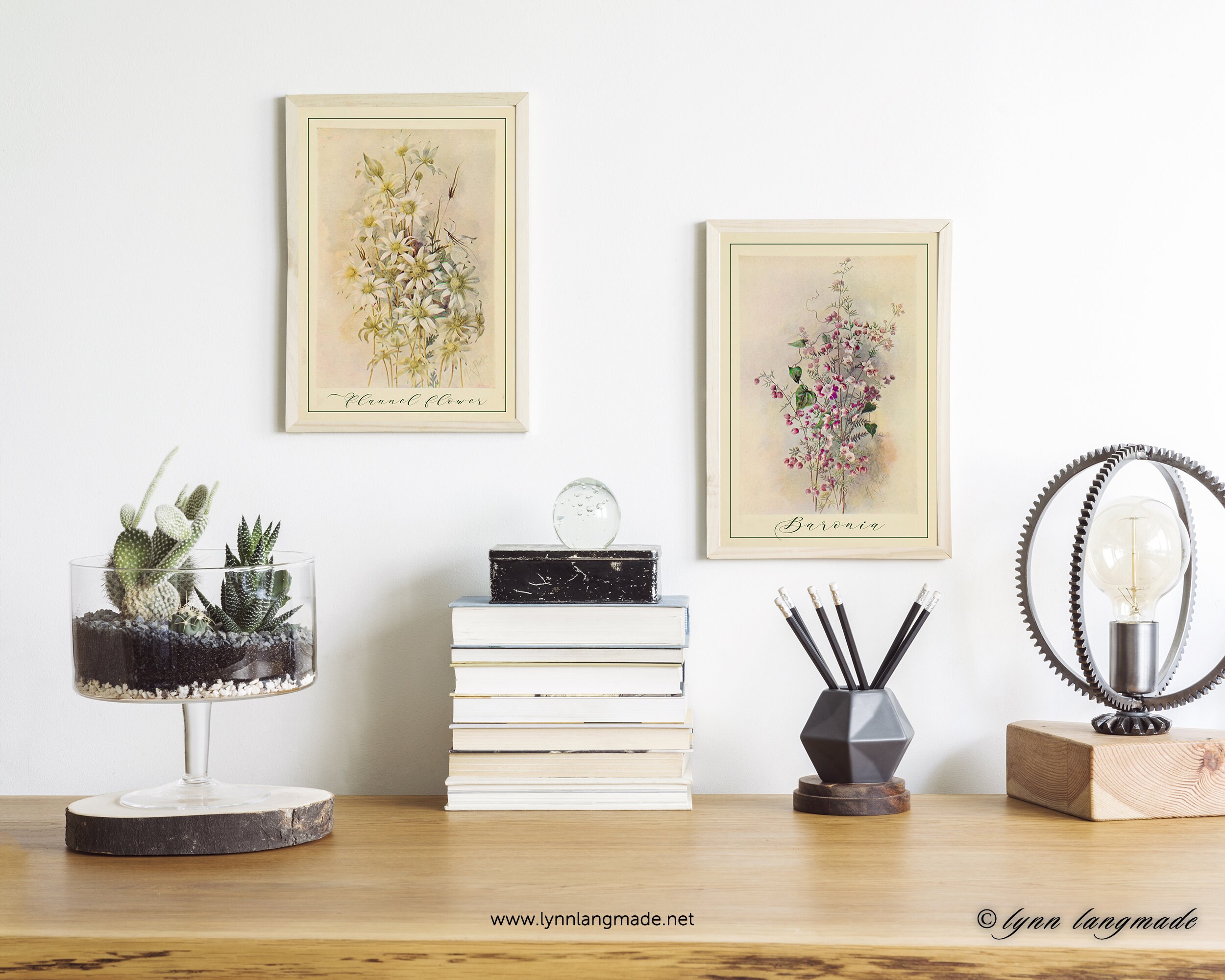 Kitchen Print Set Vintage Kitchen Prints Printable Set of 2 | Etsy