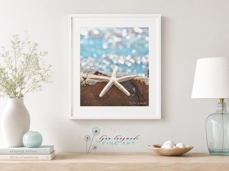 Starfish Beach Photo – Coastal Ocean Art Print image 3