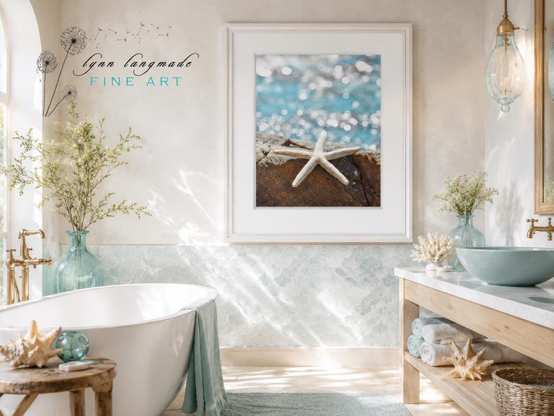 Starfish Beach Photo – Coastal Ocean Art Print image 5