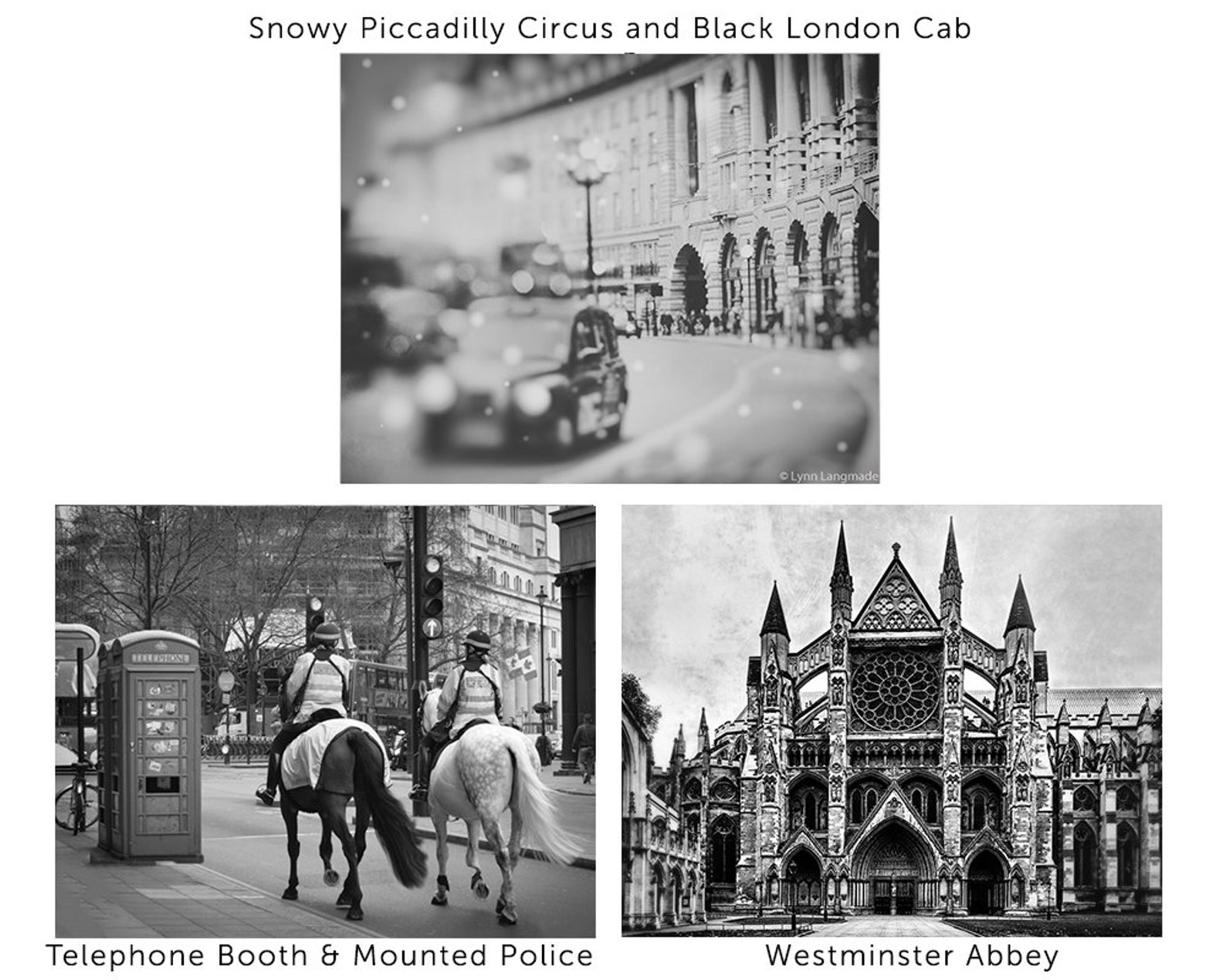 Black and White Prints of London Set of 9 London Canvas Art Etsy