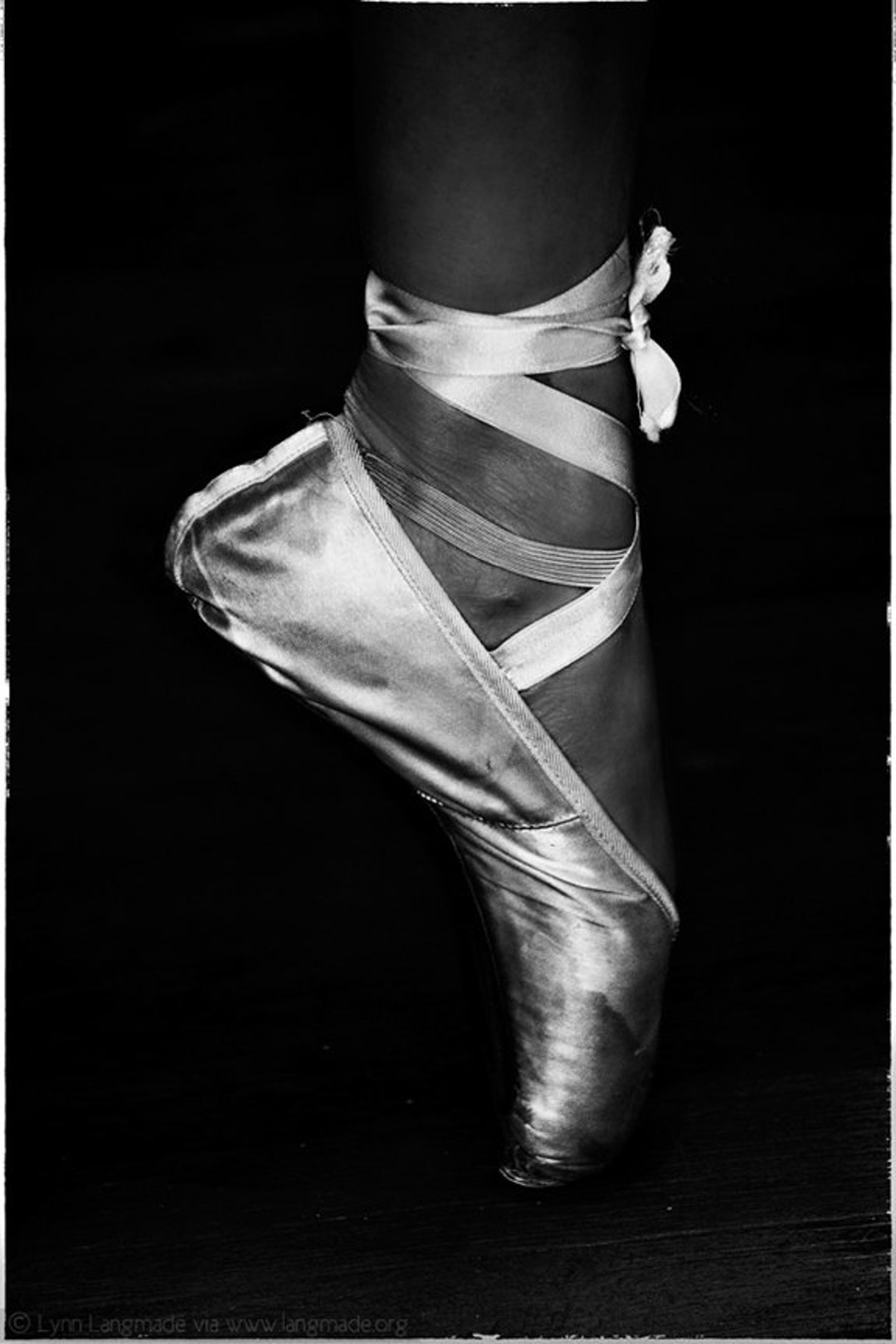 Black and sale white ballerina shoes