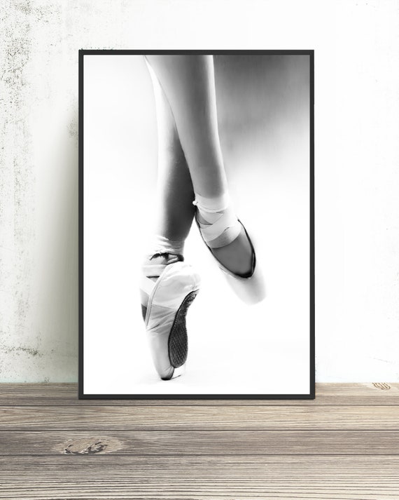 White canvas ballet shop flats