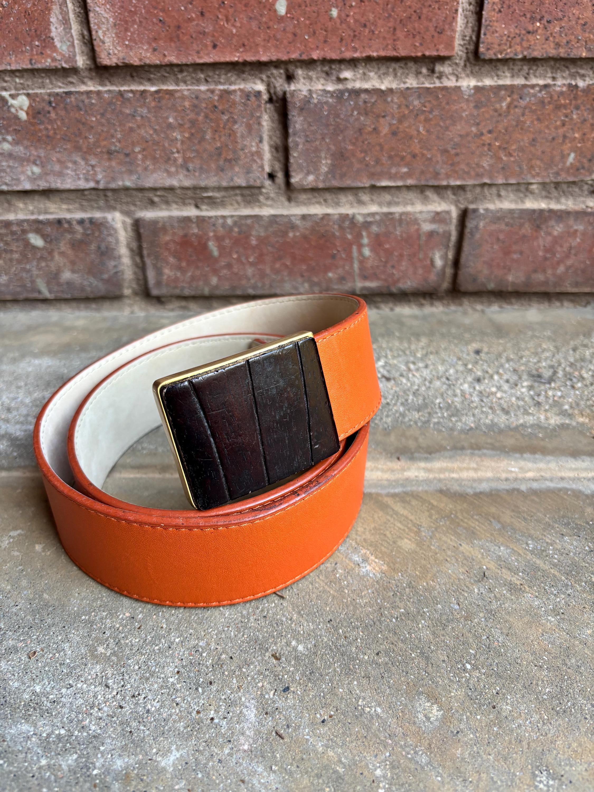 Brown Hermes Belt - Etsy display picture 1