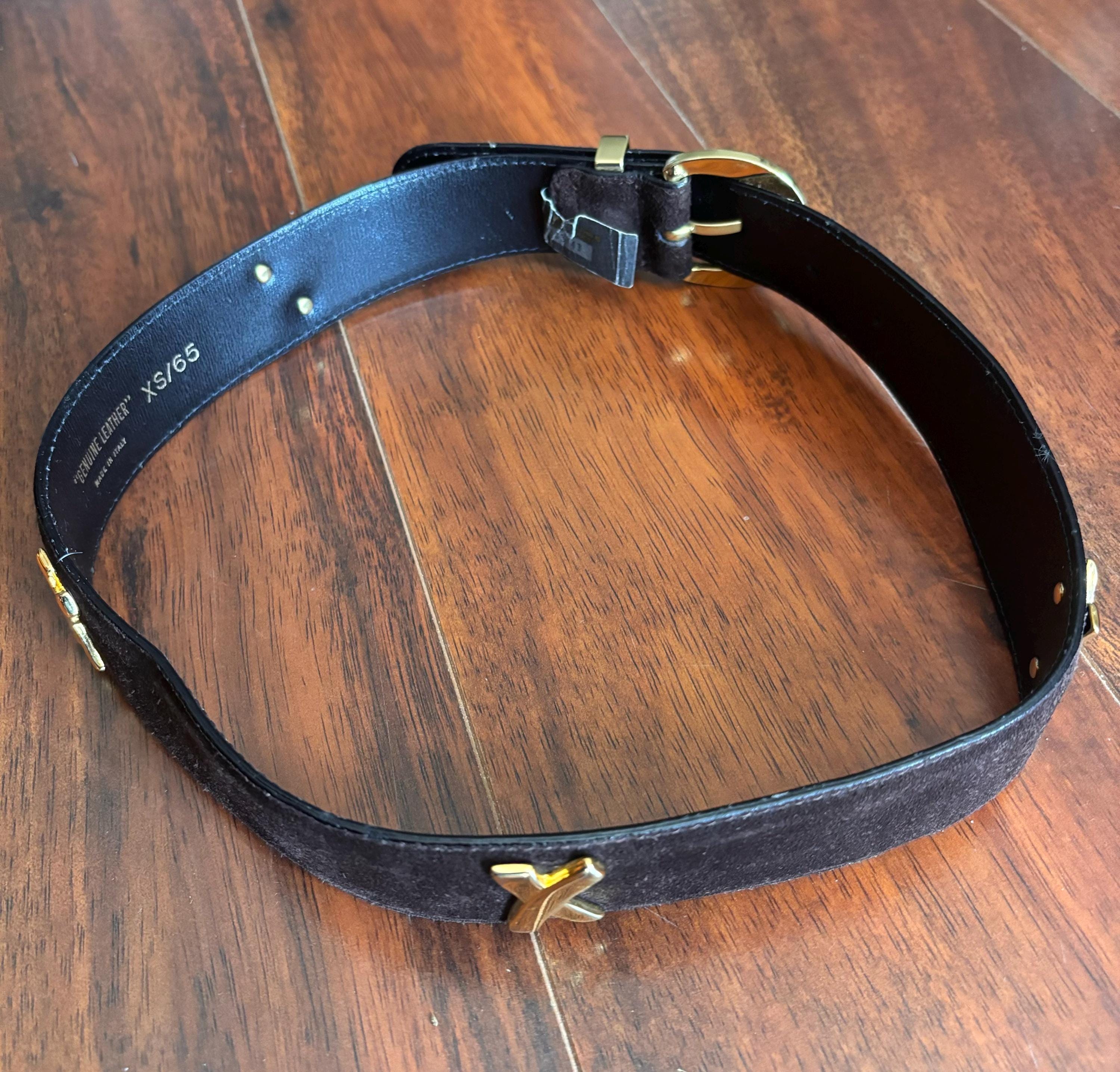 Paloma Picasso Hug & Kisses Suede Belt WMNS SZ 28 Paloma Picasso Belt - Etsy main image 4