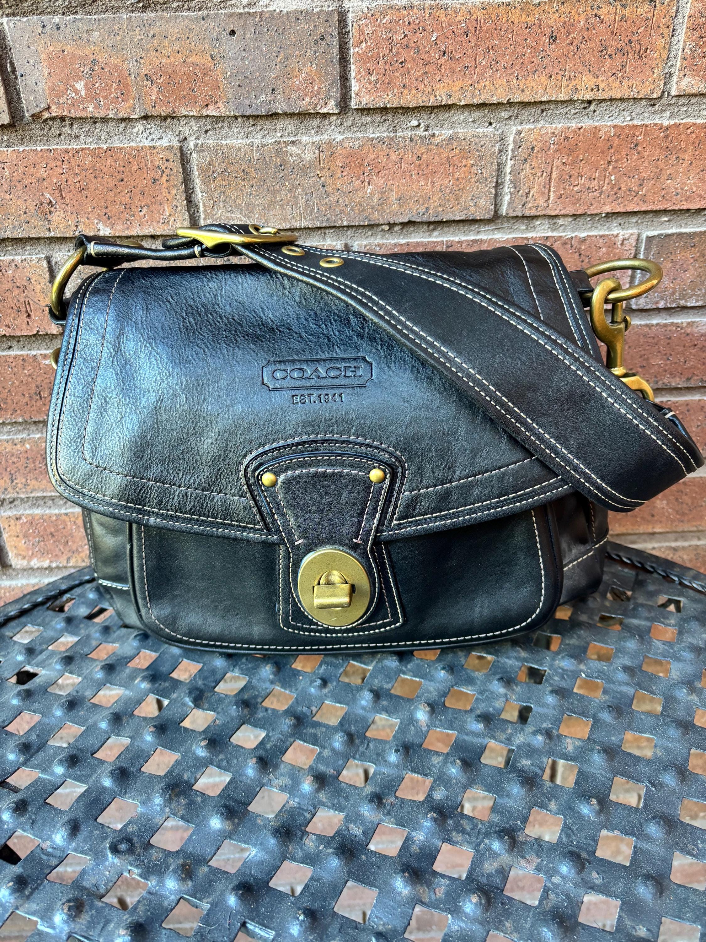 バッグ 65th Coach Legacy Turn Lock Bag Black Auth Coach Legacy 65th Anniversary Turnlock Shoulder Bag