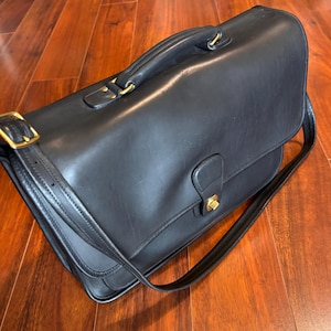 Vintage Coach Metropolitan Briefcase Black 1990s - Etsy