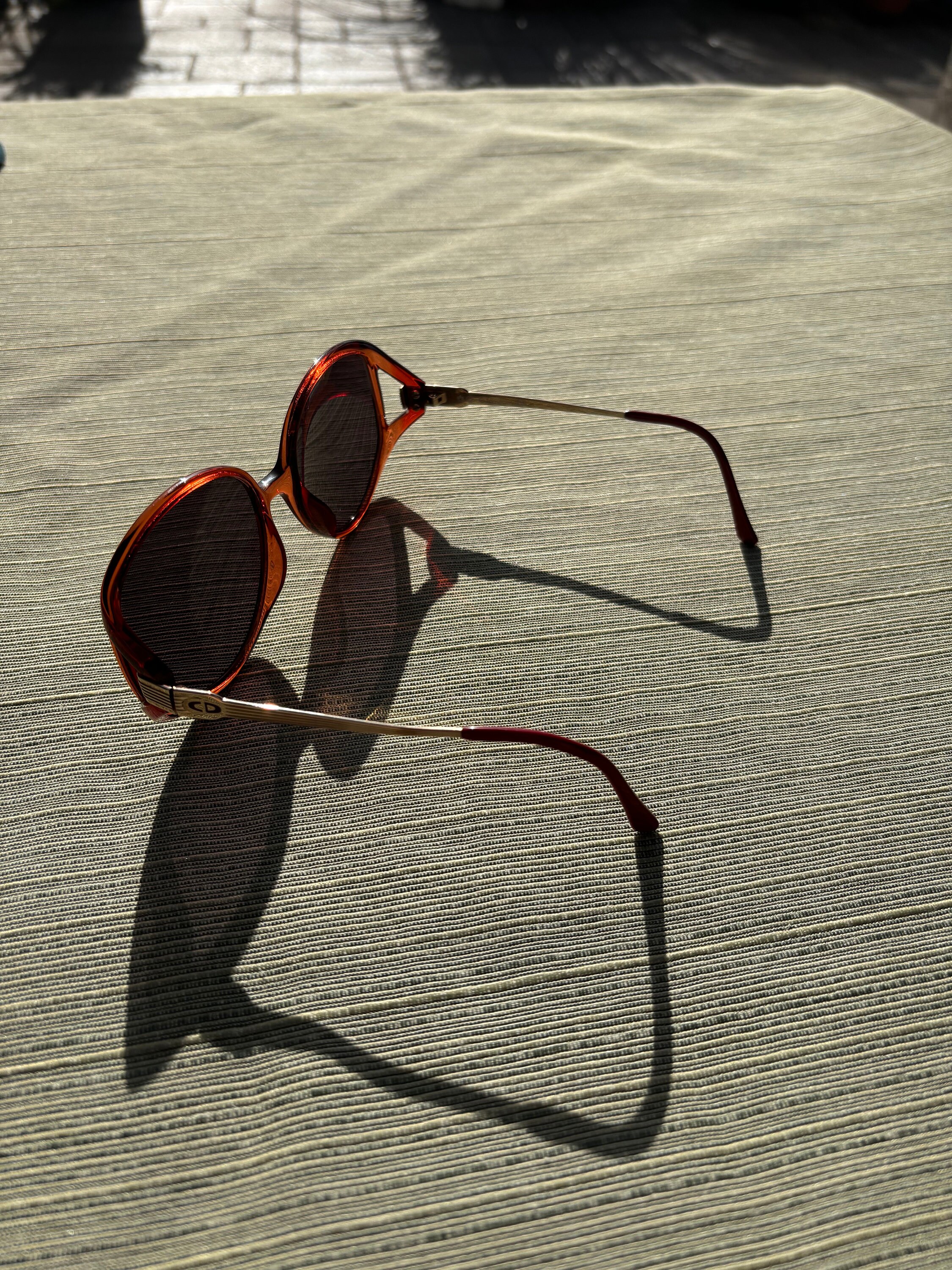 Christian Dior 2394 Large Brown Frame 1980s Made in Germany  display picture 3