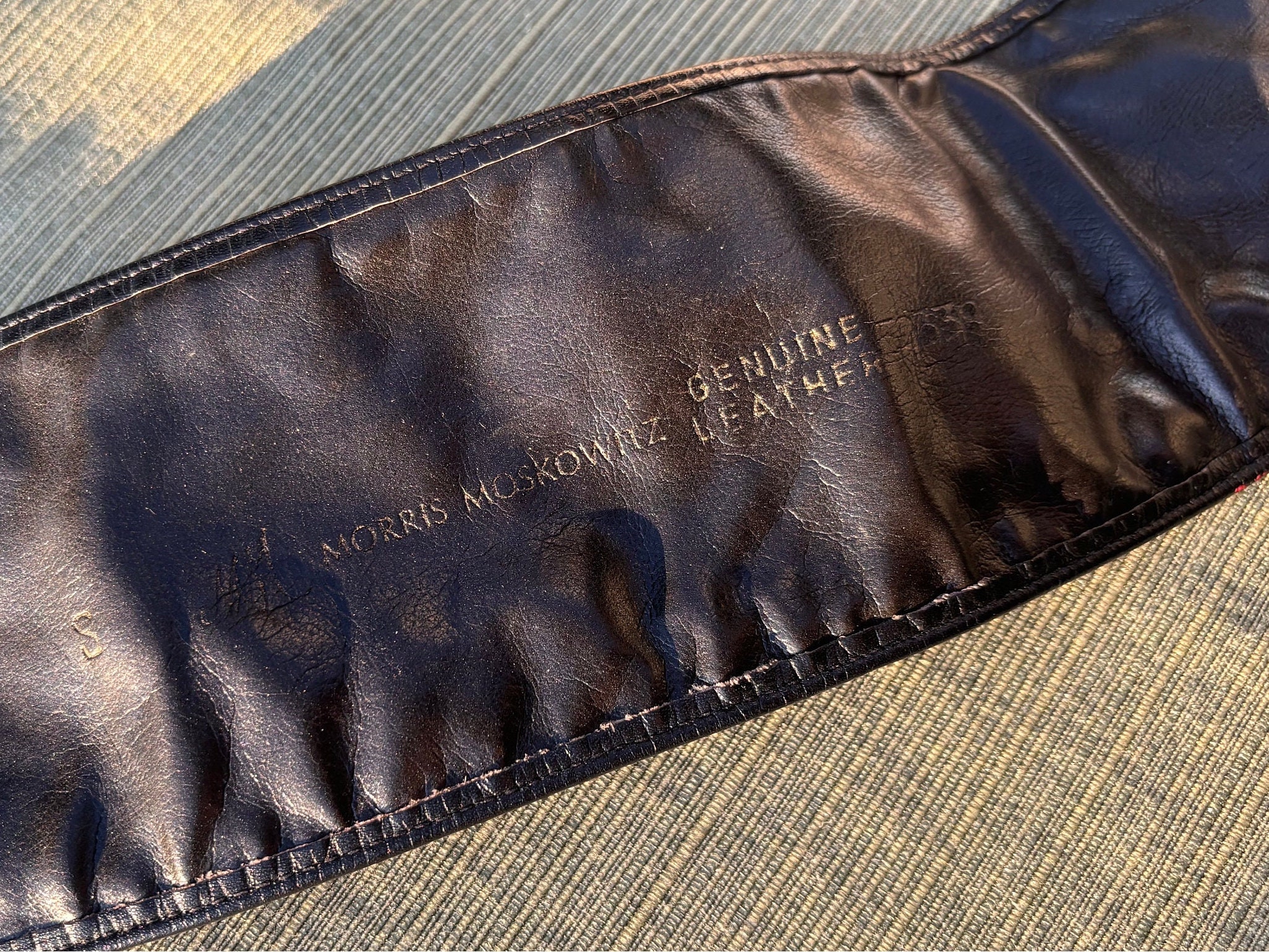 Morris Moskowitz Vintage belt cheetah print xtra small Morris Moskowitz Belt | eBay main image 2