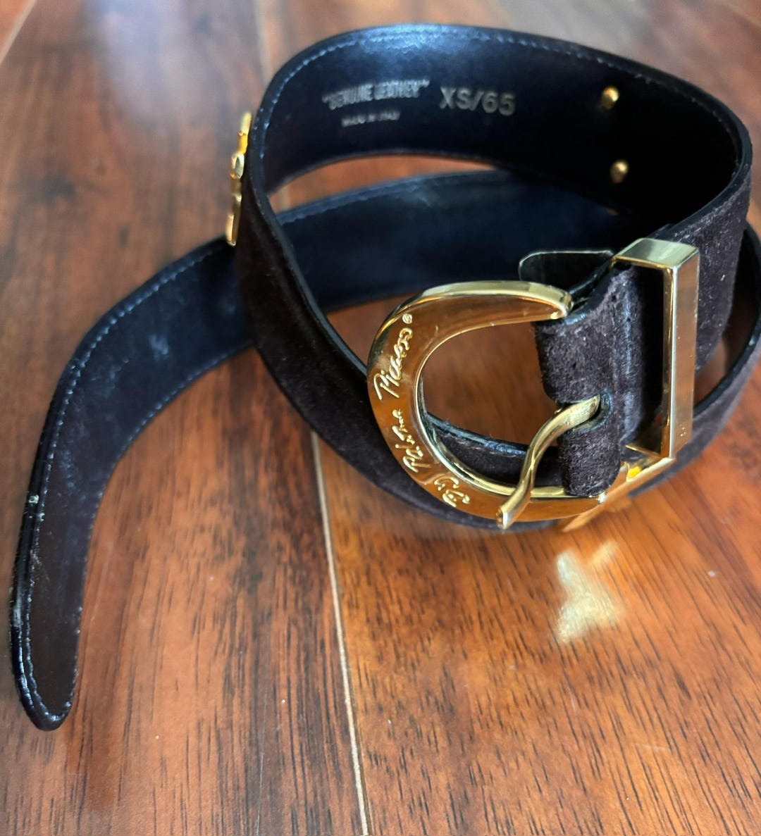 Paloma Picasso Brown Suede Belt Women display picture 3