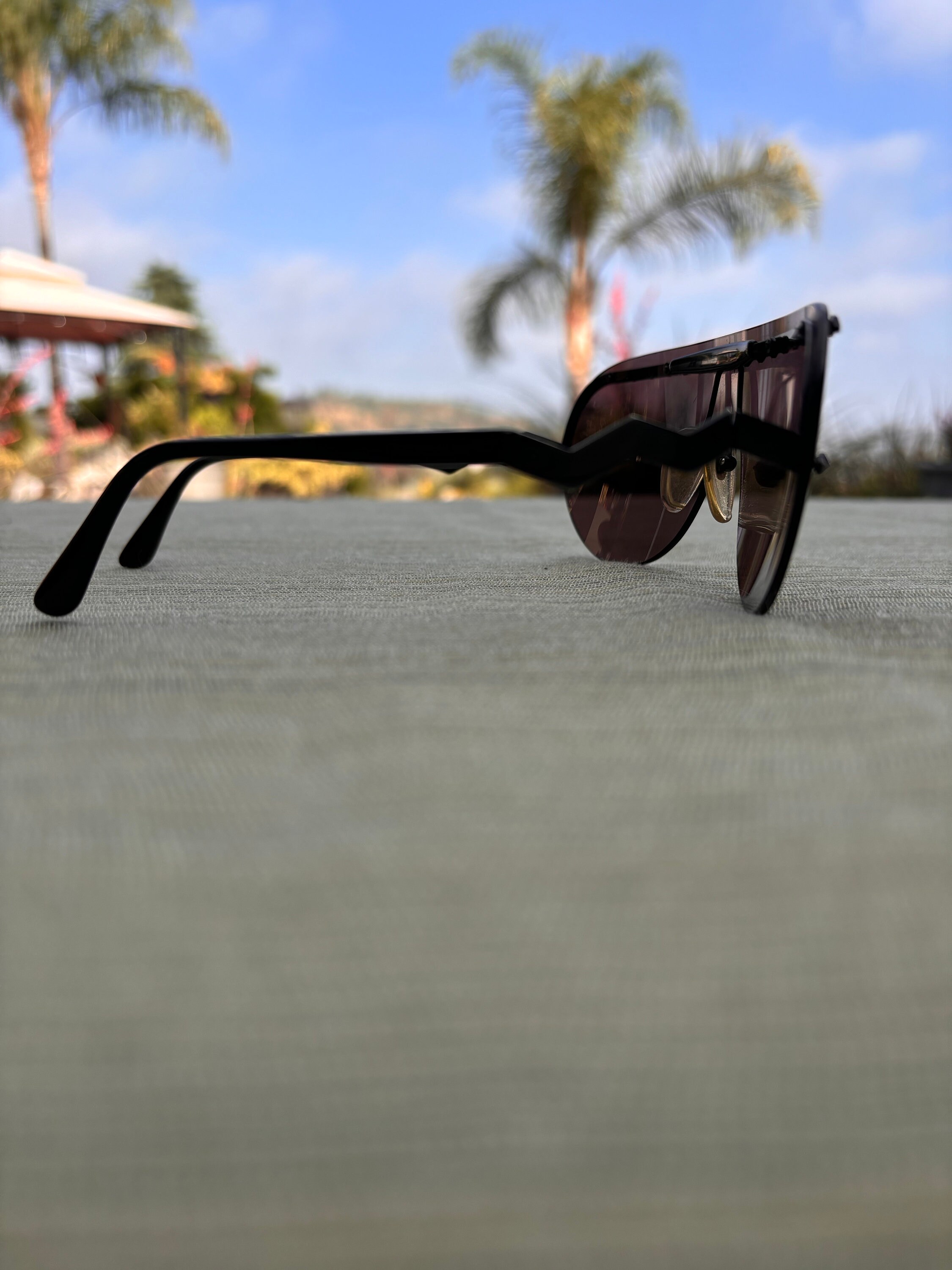 Black Womens Paloma Picasso Aviator Sunglasses 3716 Made in  display picture 1