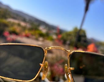 Ray-Ban W1982ゴールドフレーム ブラックレンズ ボシュロム バイカー Ray-Ban W1982ゴールドフレーム ブラックレンズ ボシュロム
