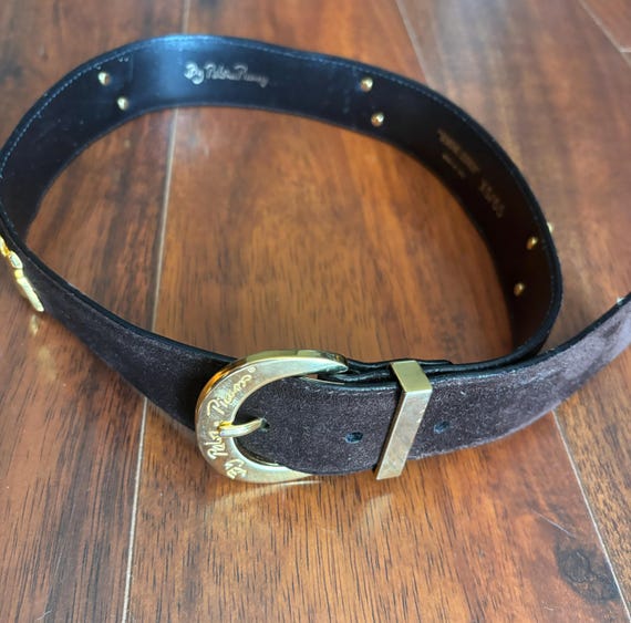 Paloma Picasso Brown Suede Belt Women display picture 1