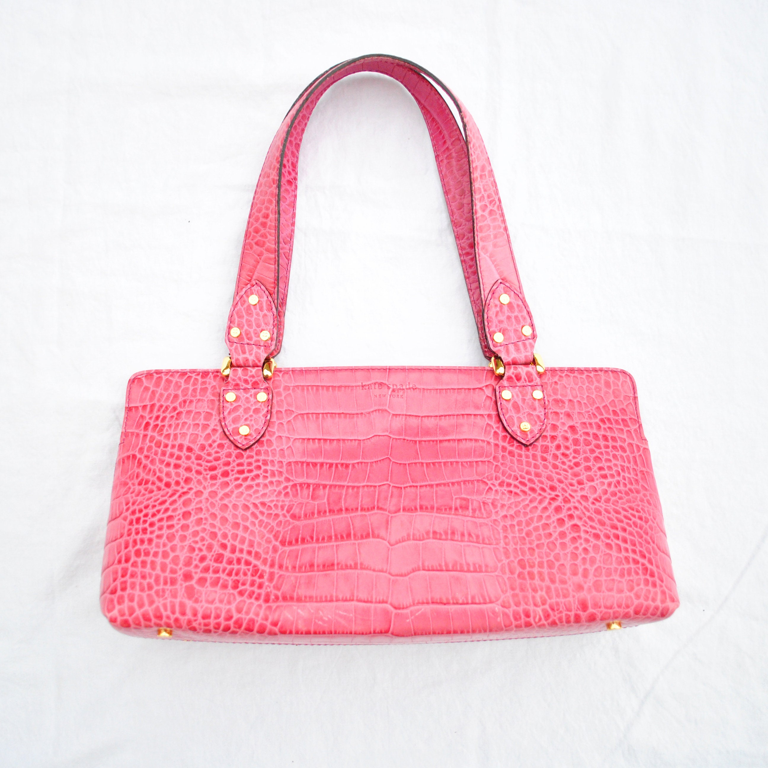 Pink Croc Handbag - Etsy