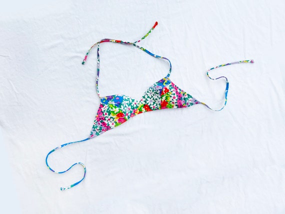 Vintage Floral Bralette Top