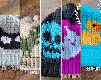 Hat Pattern Bundle #2 (5 patterns)