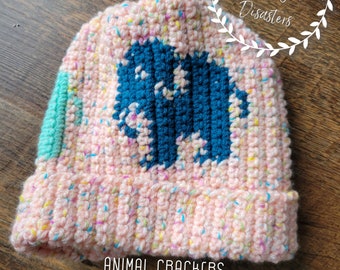 Animal Crackers Hat Pattern (teen/adult)