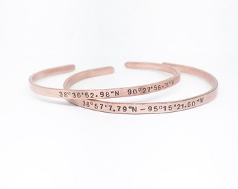 Coordinates Bracelet mantra bracelet GPS bracelet  blessed sister bracelets forever  personalized name bracelet custom hand-stamped bracelet
