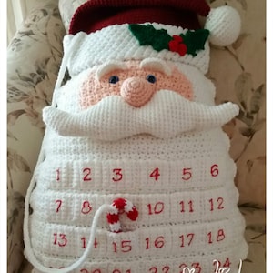 Santa Countdown Pillow