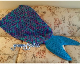 Mermaid Tail blanket/lapghan