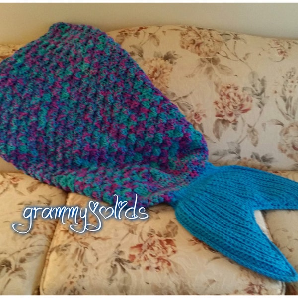 Mermaid Tail blanket/lapghan