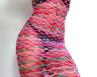 Marina Fishnet Dress crochet pattern