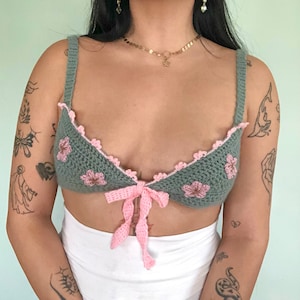 Sakura Bralette crochet pattern