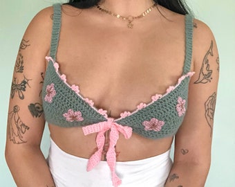 Sakura Bralette crochet pattern
