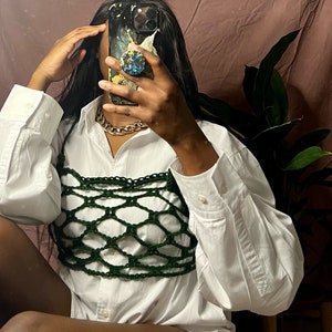 Marina Fishnet Top Crochet Pattern - Etsy