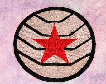 Soldier Star Arm Band Cosplay Iron On Embroidery Patch MTCoffinz