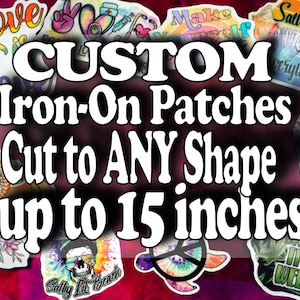 How to Make an Iron On Patch 