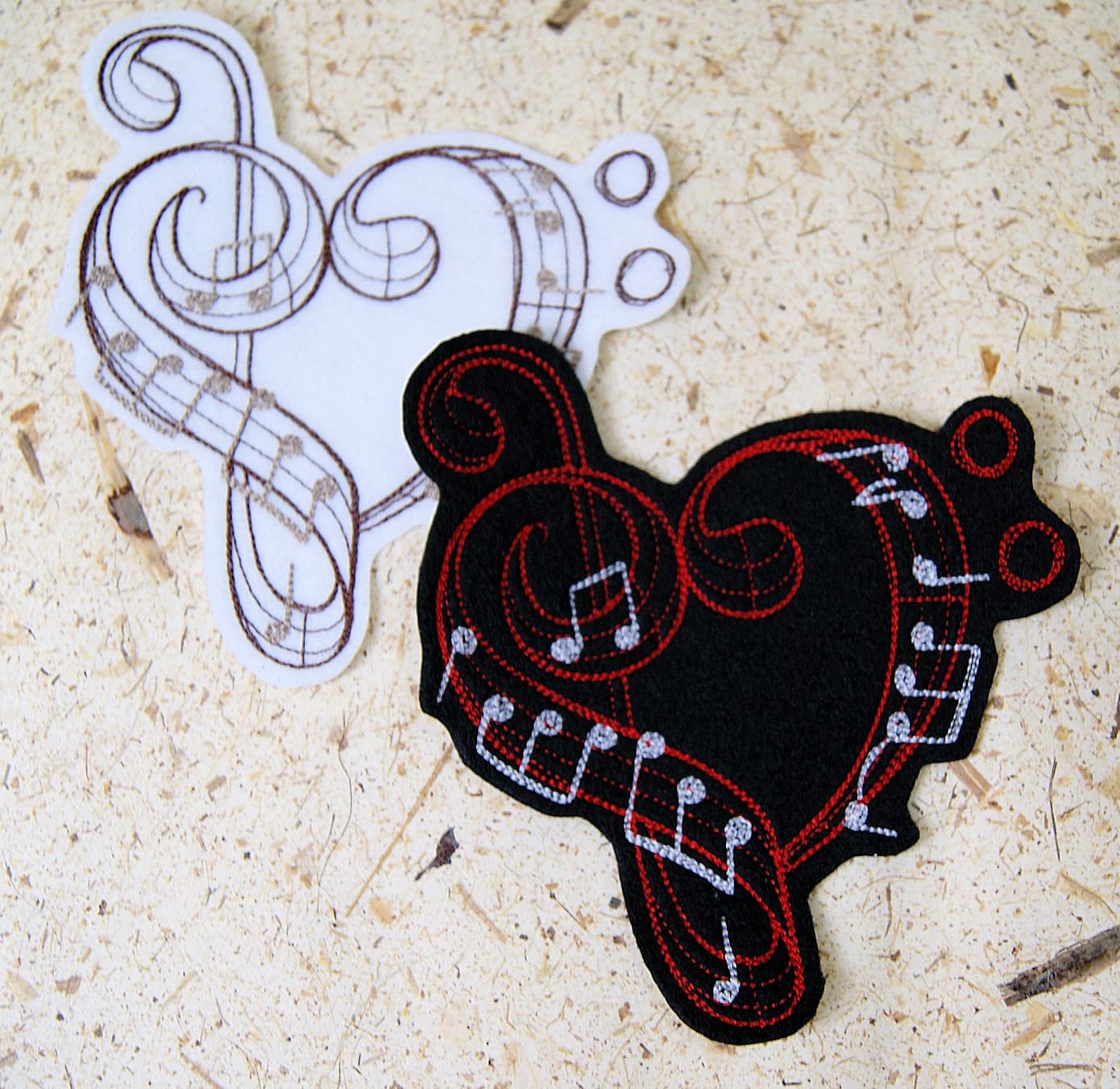 Singing Goldfish In A Bowl Machine Embroidered Patch, Iron On, Sew - Foto 7