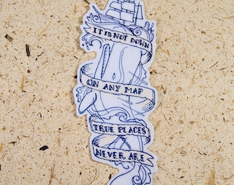 Moby Dick Patch Whale Patch Pirate ship  - Whale Sailing Ship Stack Iron On Embroidery Patch MTCoffinz - Choose Size