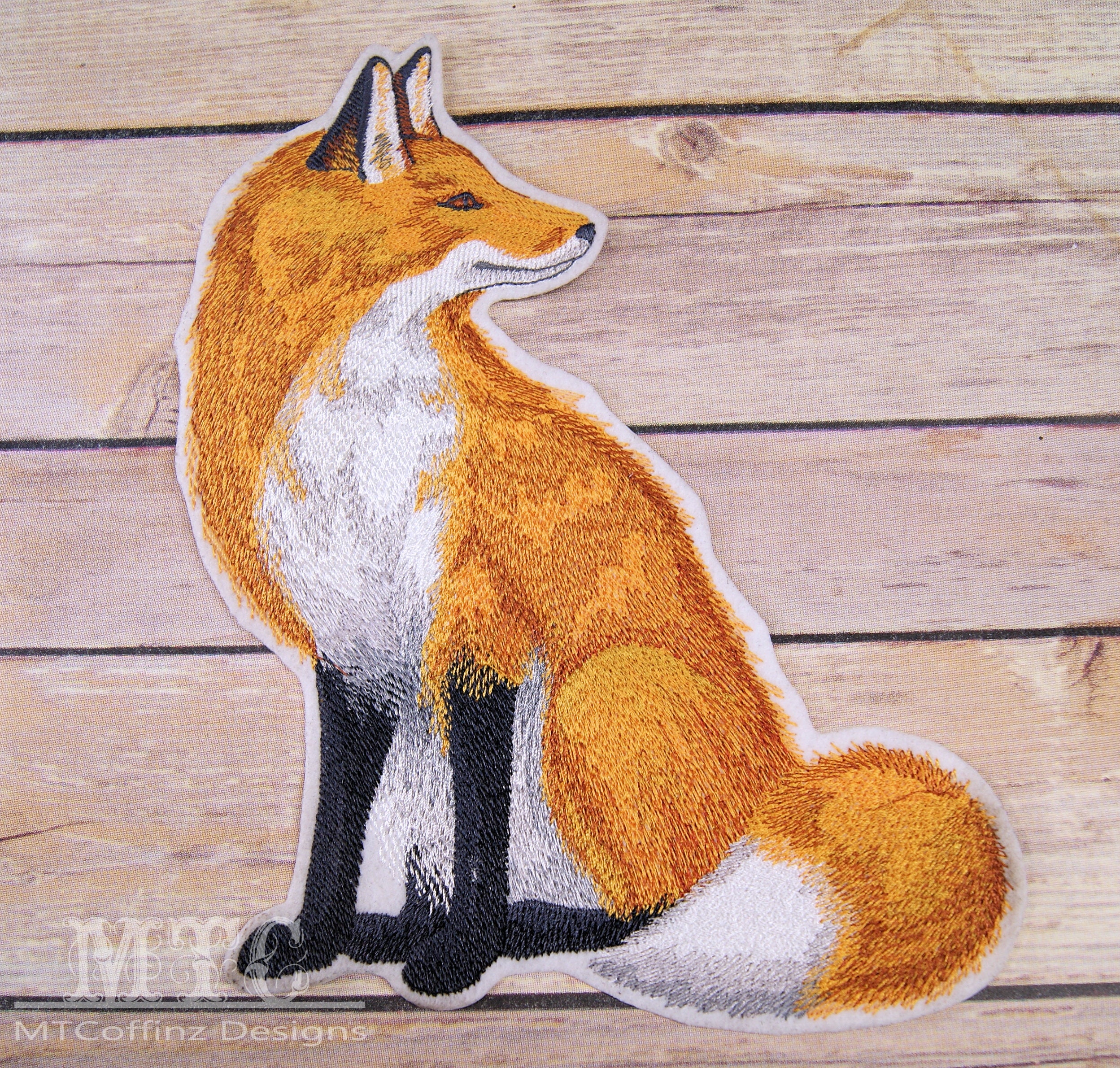 Fox Patch Woodland Copper Fox Patch Giant Back Patch, Battle