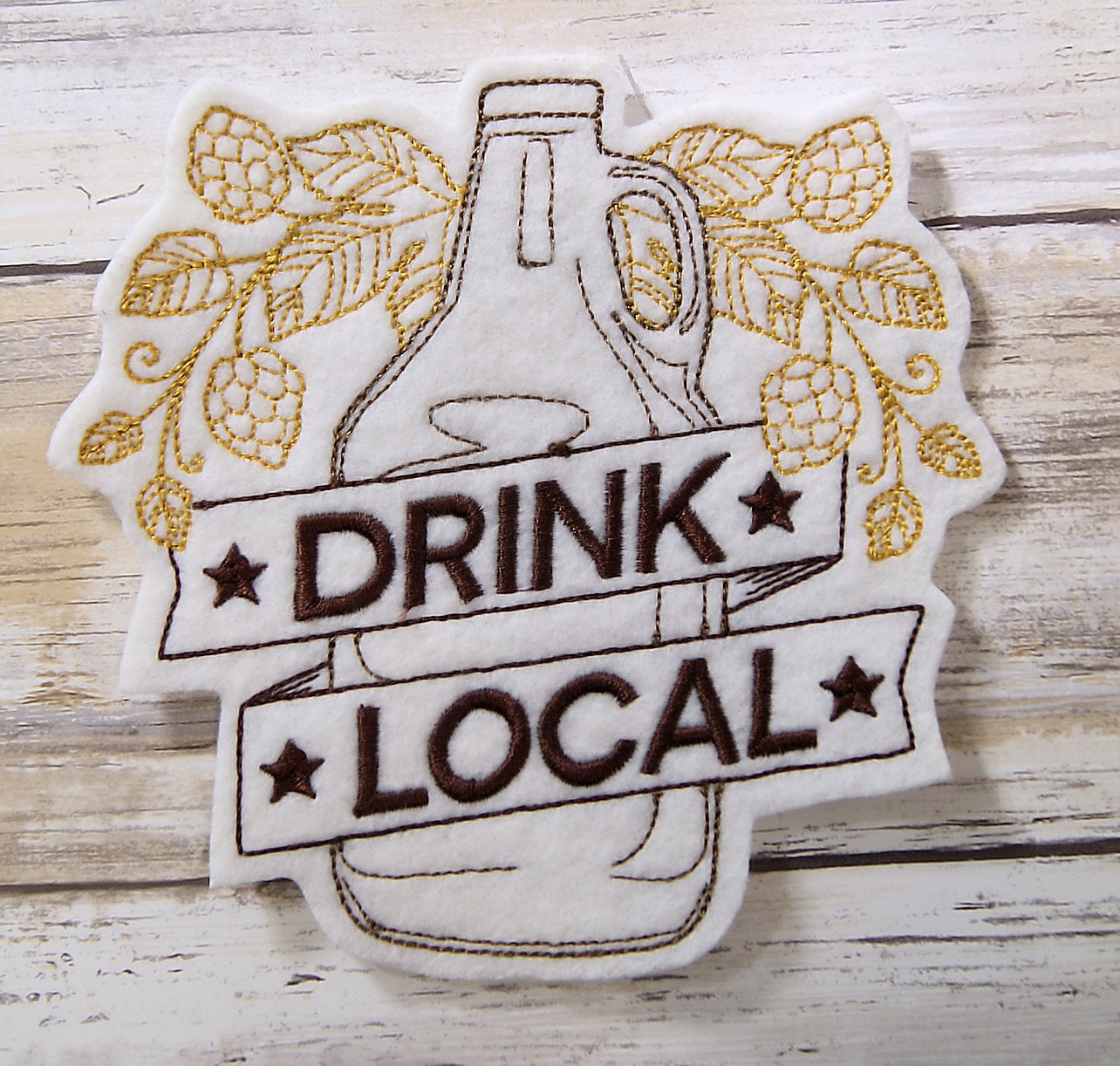 Drink Local Pint Glass – Just Jersey