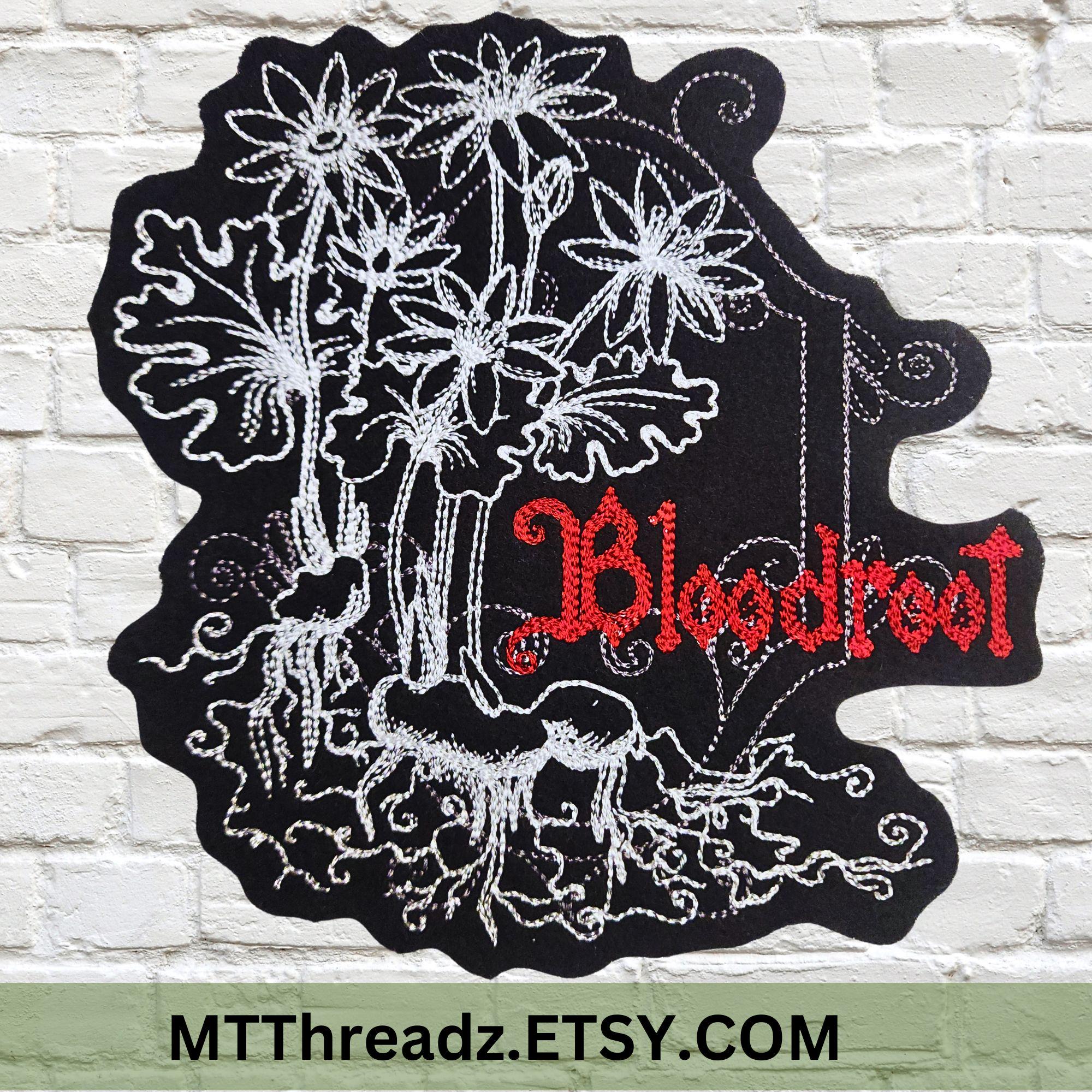 Bloodroot Plant Patch Wiccan Natural Medicine Plant Herbal Therapy