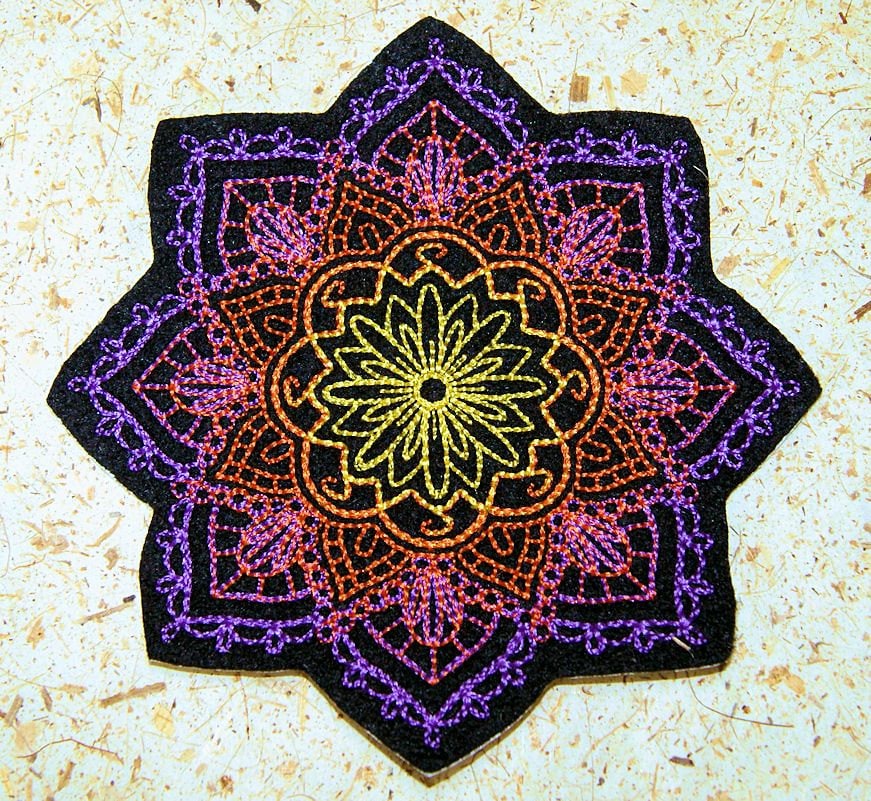 MANDALA Patch Canvas Patch Small Patches for Bags Occult Patch Sew on  Patches for Jackets Punk Patch Geometry Patch Spiritual Art 
