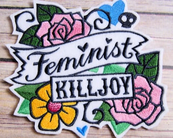 Killjoy féministe - Patch à repasser à repasser MTCoffinz - Taille au choix