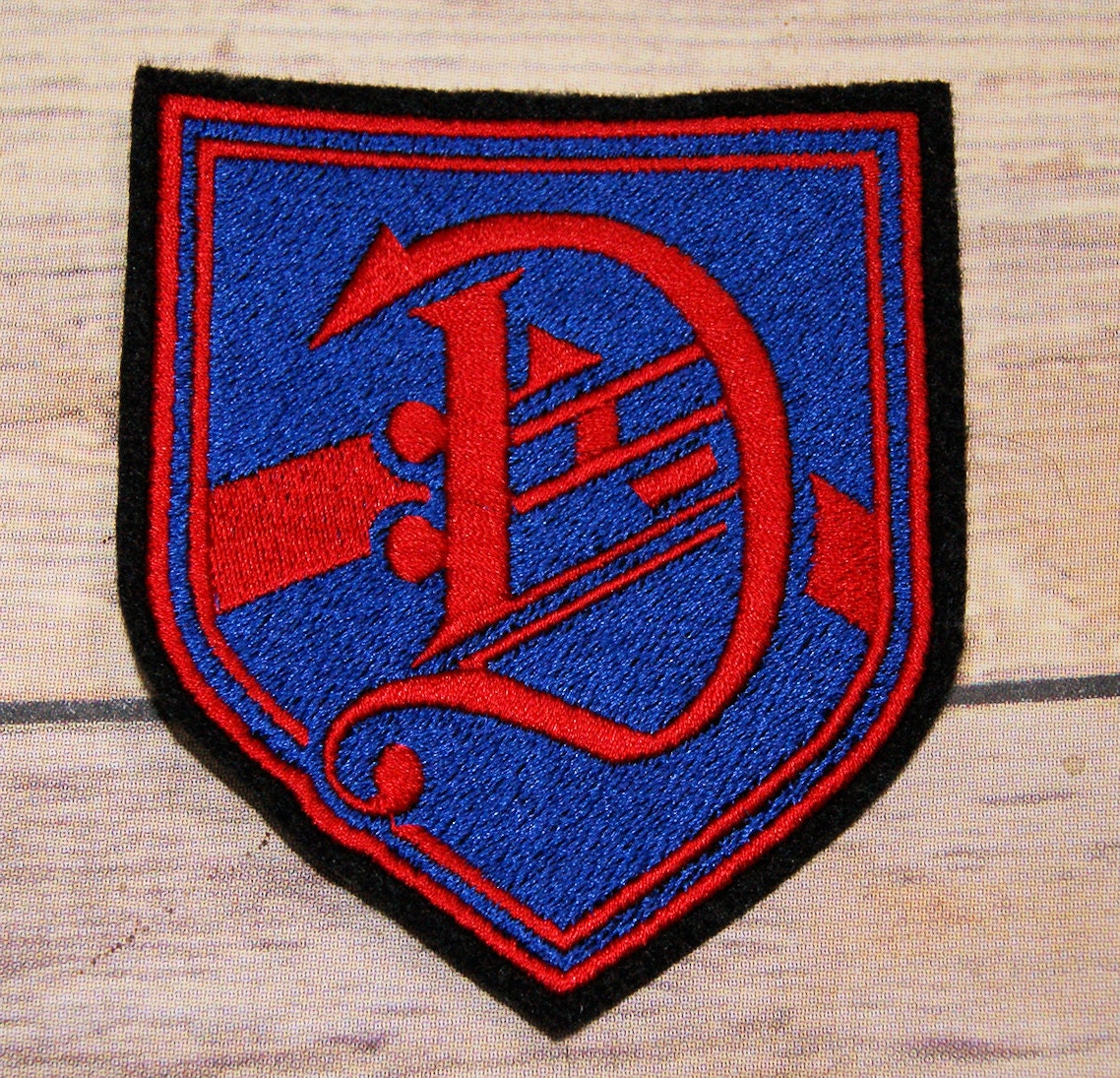 Dalton Crest Iron on Embroidery Patch Mtcoffinz Choose Color 