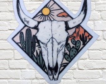Southwest Bull Patch Bull Skull Patch Cowboy Iron On Patch Gothic Girl Black Lace Dress Patch Chibi Goth Patch Sublimation - Choose Size