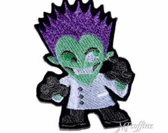 Evil Scientist Nemesis Iron On Embroidery Patch MTCoffinz