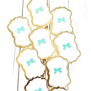Set of 15 Breakfast at Tiffanys thank you cards