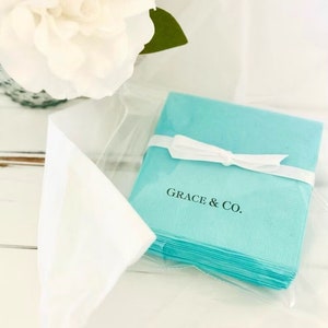 Name and Co personalized napkins-Initials napkins-Engravement napkins- Bridal shower napkins-Baby shower napkins-Baby and co