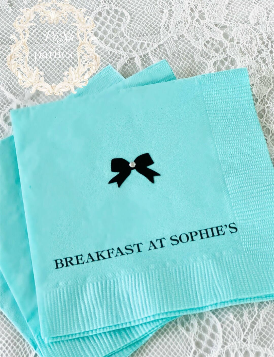 Breakfast at Tiffanys Personalized Napkinsbrunch Gatherings Etsy