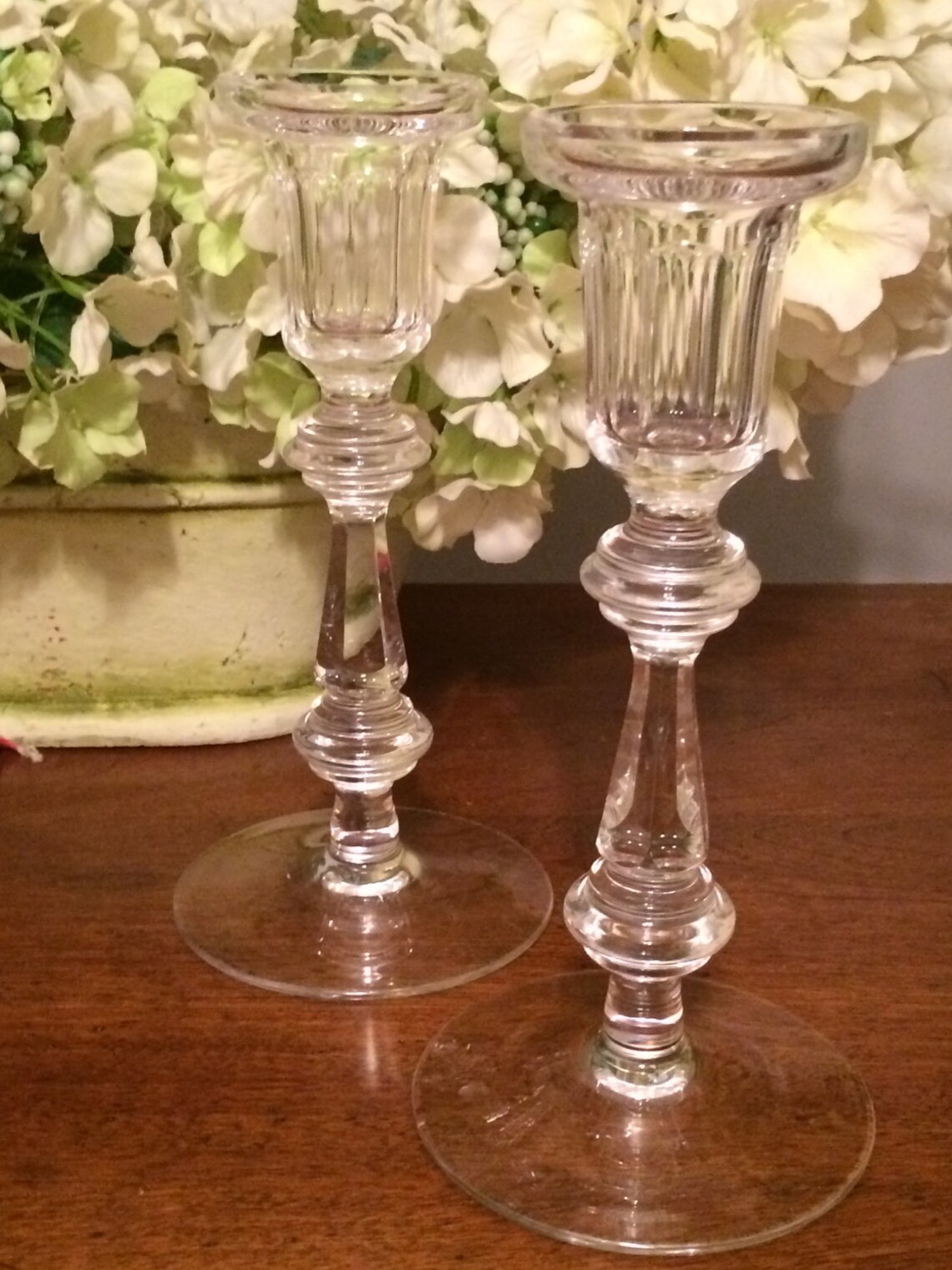 Fabulous Vintage Set of Waterford Crystal Candlestick Holders Etsy