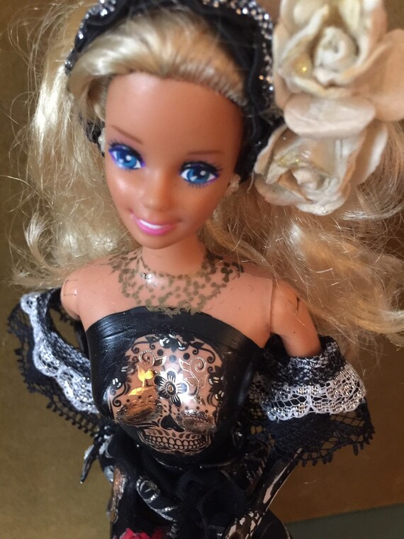 sugar skull barbie doll