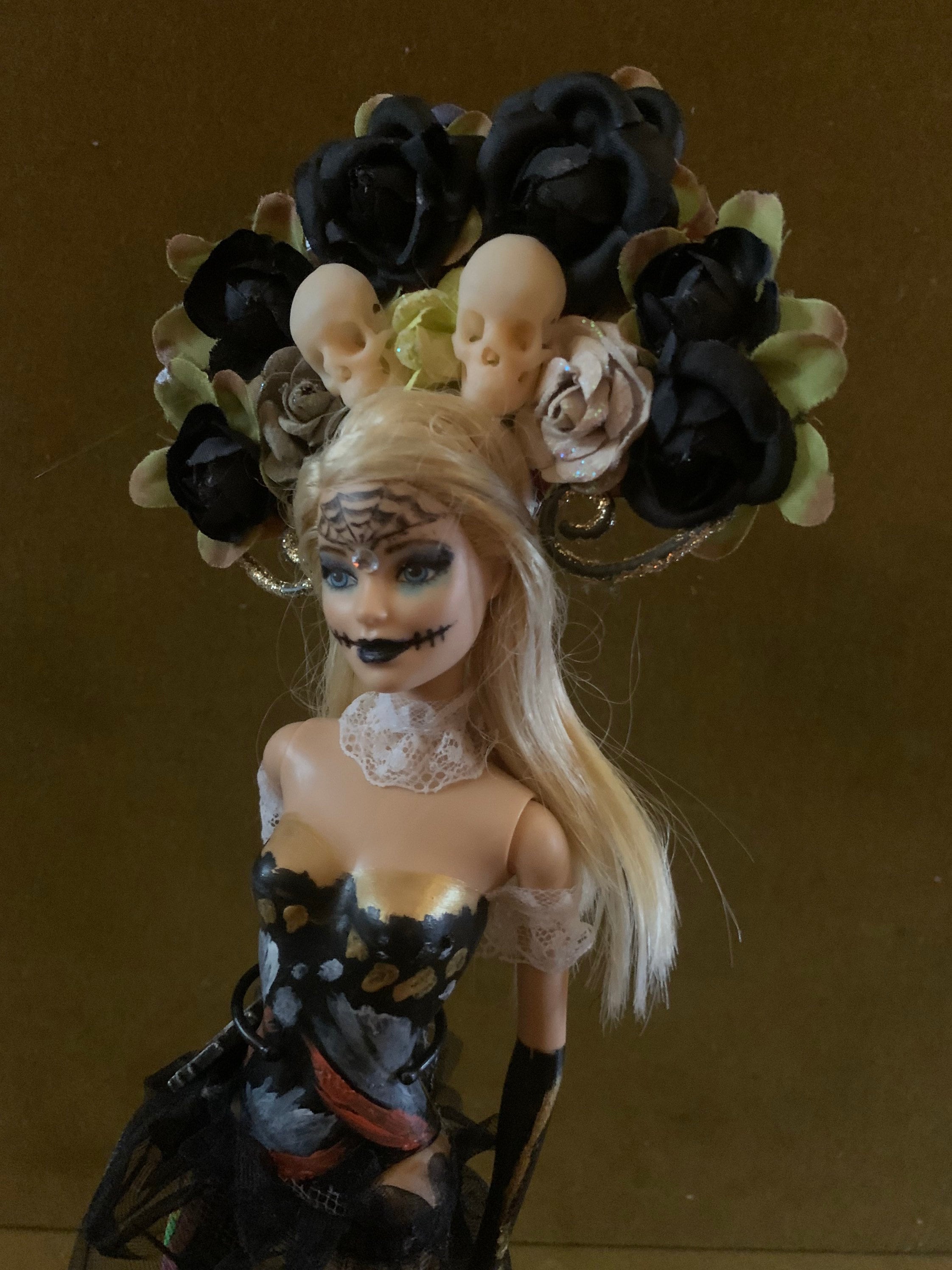 Barbie Sugar Skull Queen Tattoo Doll - Etsy